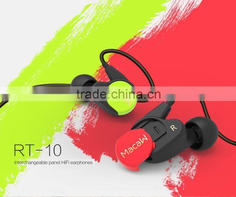 RT-10 earphones hifi in ear general bass sports earphones