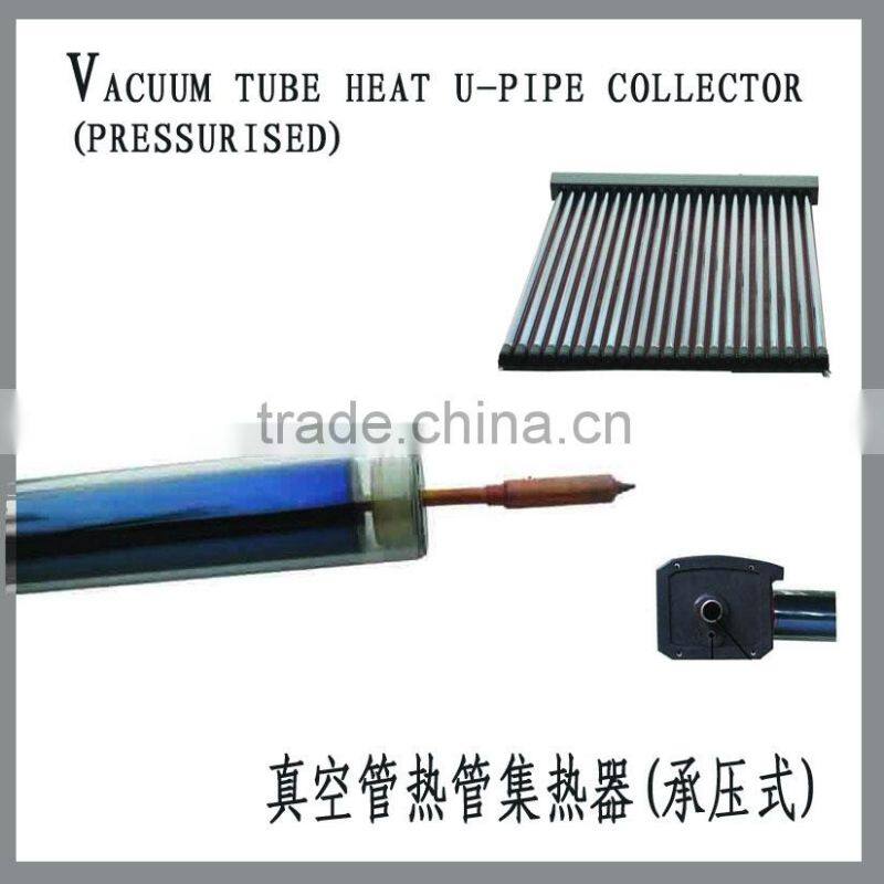 Heat pipe evacuated collector tube