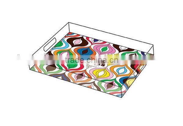 Fashionable latest paper and pens acrylic trays