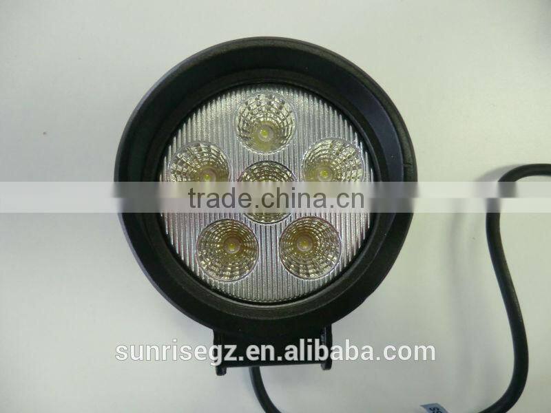 Hot Sell Highpower performance vehicle LED Work Light,for ATV SUV TRUCK JEEP Offroad 4x4 Vehicles(SR-LW-18B) Spot or Flood Beam