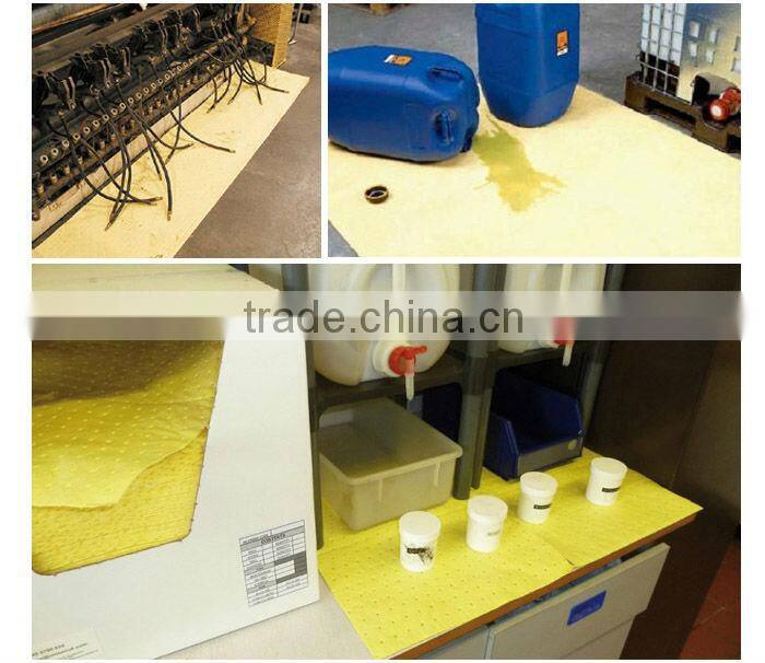 100%pp Chemical Hazmat Absorbent Pads