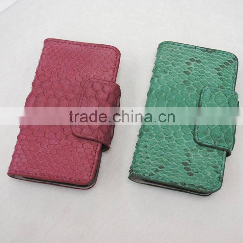 Customize design python leather mobile phone case for iphone