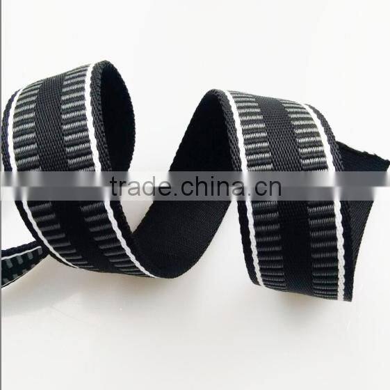 High quality custom made jacquard ribbon polyester tape nylon webbing