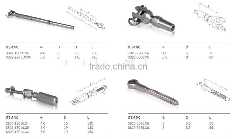 stainless steel cable railing systems in balustrades&handrails