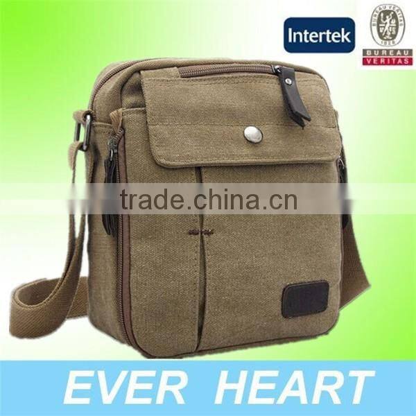 Classic Messenger Bag - Vintage Canvas Shoulder Bag for All-Purpose Use