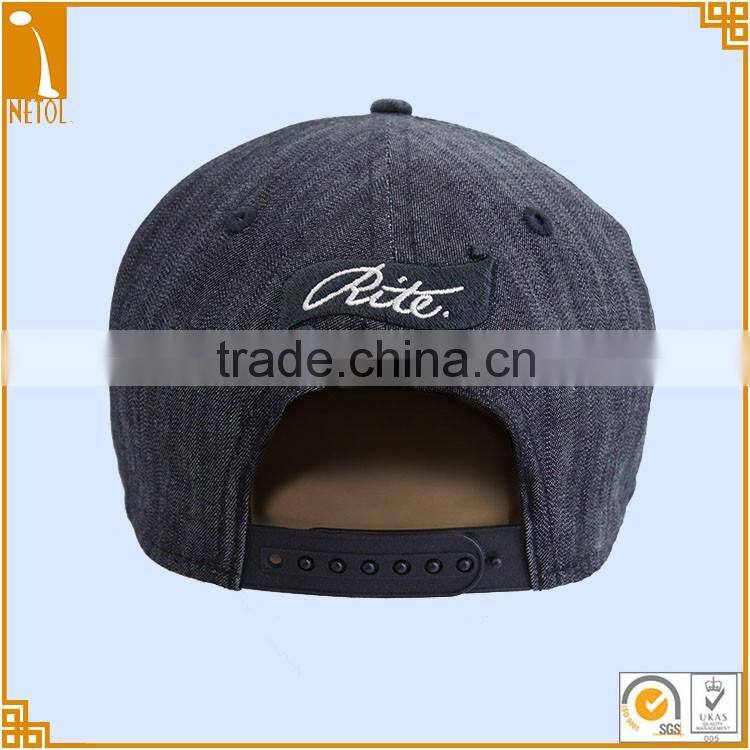 6 panels leather flat bill custom snapback baseball caps