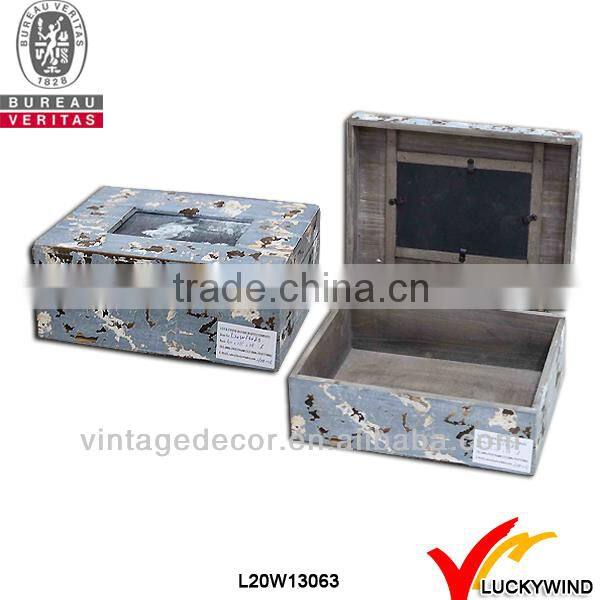 beautiful hand carved wood box shabby chic wood