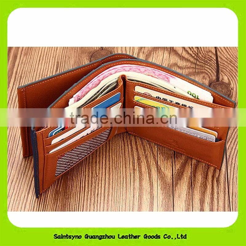 16417 Manufacturer 2016 eco friendly men leather wallet