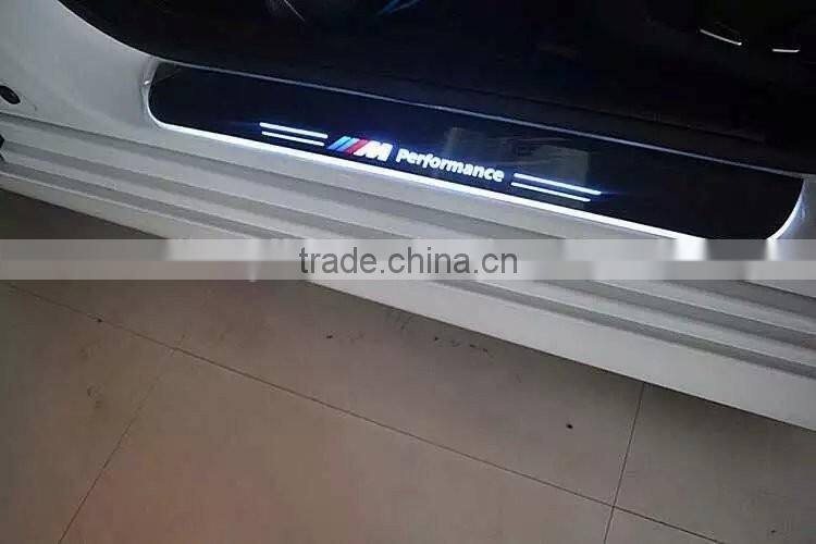 2016 Newest Car LED Welcome pedal Logo Flash led moving door scuff sill plate