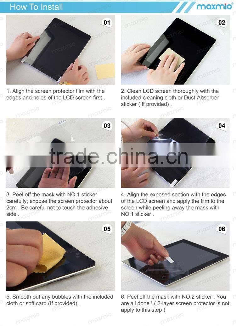 Mobile Phone Accessories HD Clear Anti-glare Anti-fingerprint Screen Protector for Nokia Lumia 830