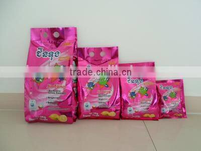 Detergent powder bag for washing powder packaging