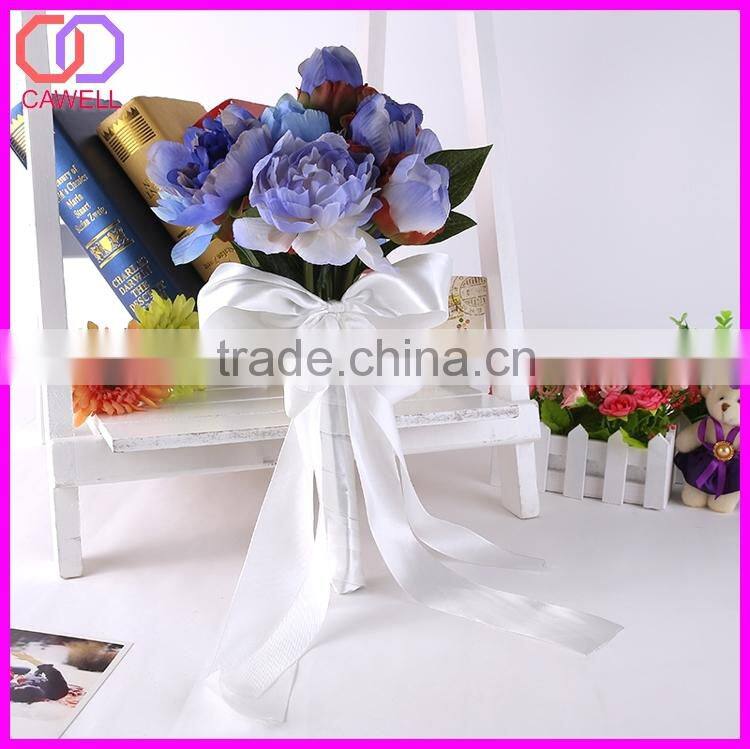 wedding flower heads mini silk rose bouquet very Charming