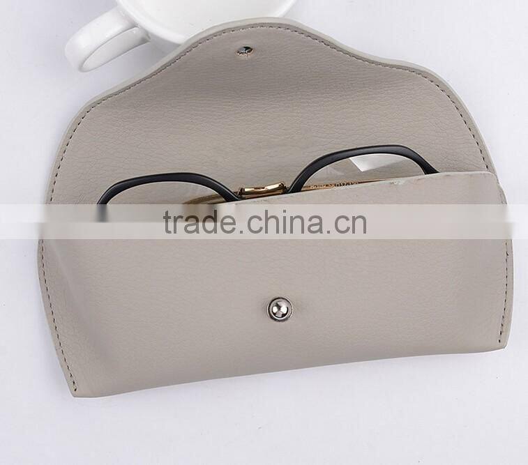milk white reading glasses pouch with special design