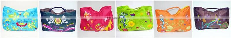 black fleece tote bag big polyester shopping bag