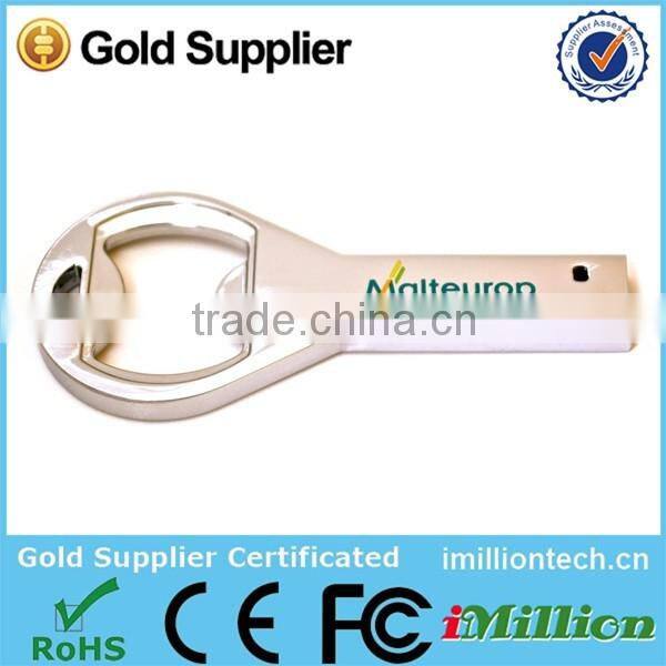 Customized branded metal usb bottle opener