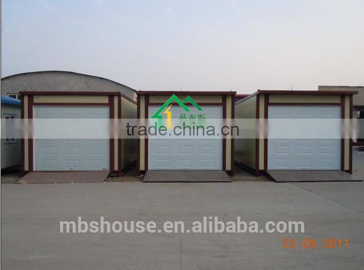 Prefabricated Car garage storage in cheap price,Temporary Mobile prefab shop with roller door for sale food festival