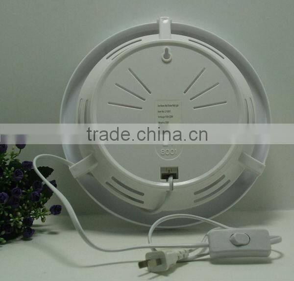 Factory Price New items Wallpaper night light 3D night lamp seven styles wall lighting.