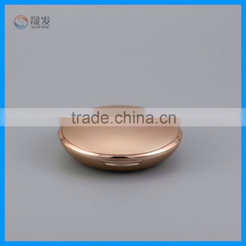 Luxury double wall empty compact powder case
