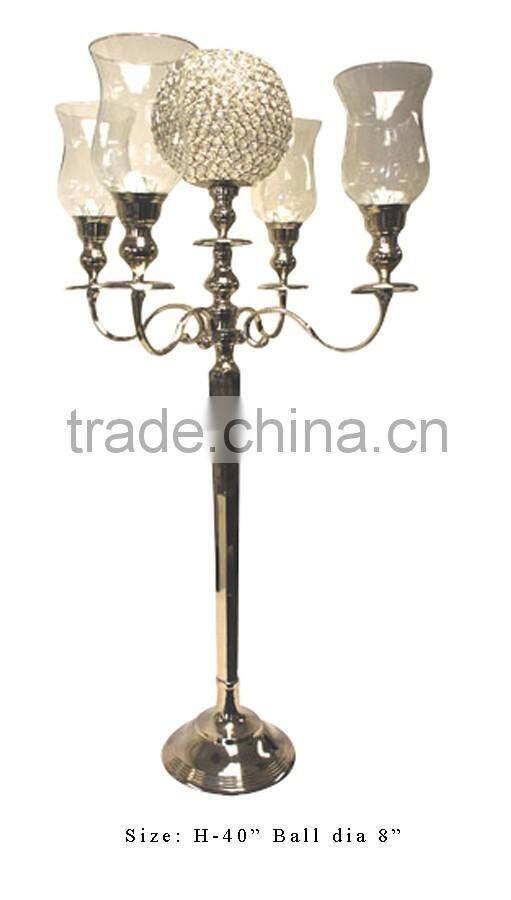 Hot aluminum wedding candelabra for sale