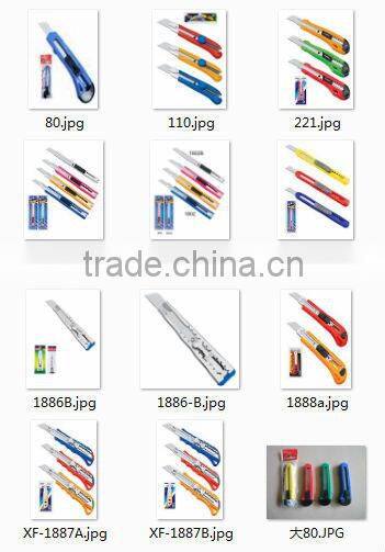 mini plastic pocket key knife 110