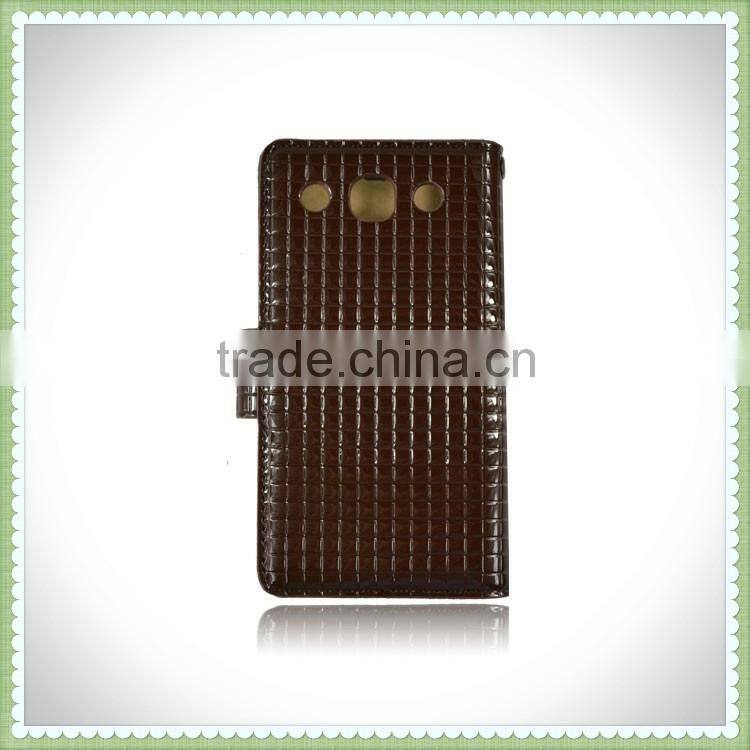 Simple slim flip book case cover for Wiko Cink Five