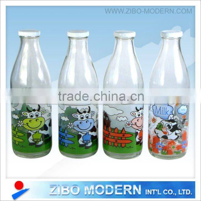 Drinking Glassware with Printing/glass bottle