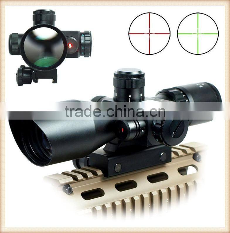 2.5-10X40 Infrared night vision riflescope,riflescope for hunting, Laser red dot weapon sight scope for sale