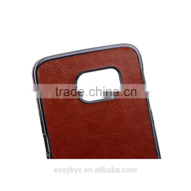 Crazy Horse Leather Coated PC Case for Samsung Galaxy S6 Edge G925