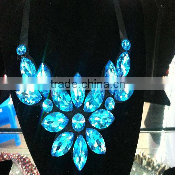 2014 beaded necklace accessories gemstone necklace