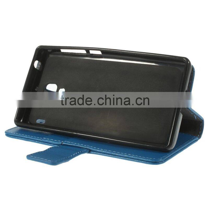 Magnetic Litchi Grain Wallet Leather Flip Case for Xiaomi Red Rice Hongmi / Hongmi 1S