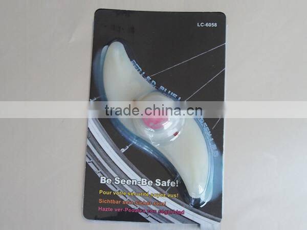 Super Bright LED Silica Gel Bicycle Decoration with CR2032