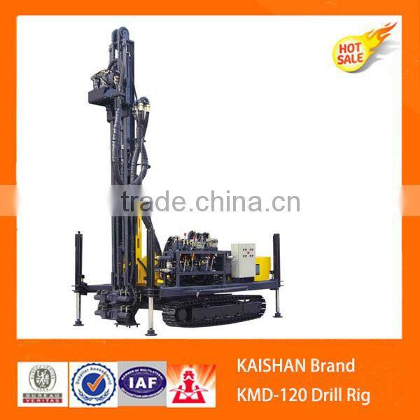 Small aperture rock drilling tools