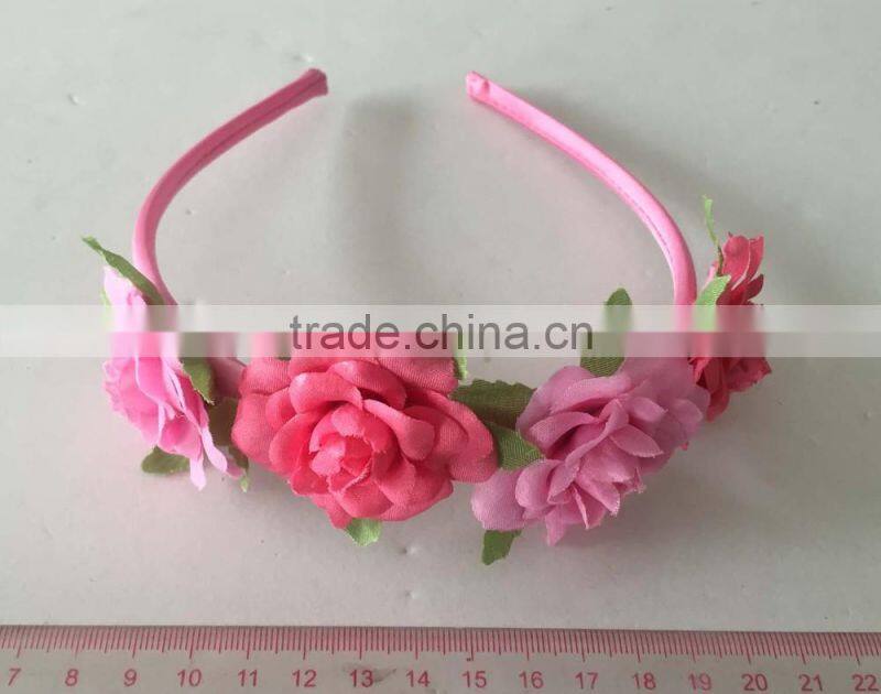 hot sell simulation roses with headband