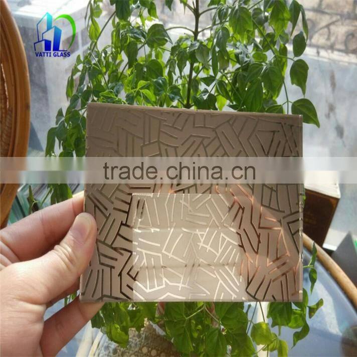 acid etched glass office glass wall partitions door panels etched glass panels for sale