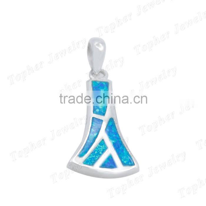 wholesale K5 opal uniqe design pendant simple fire opal pendant