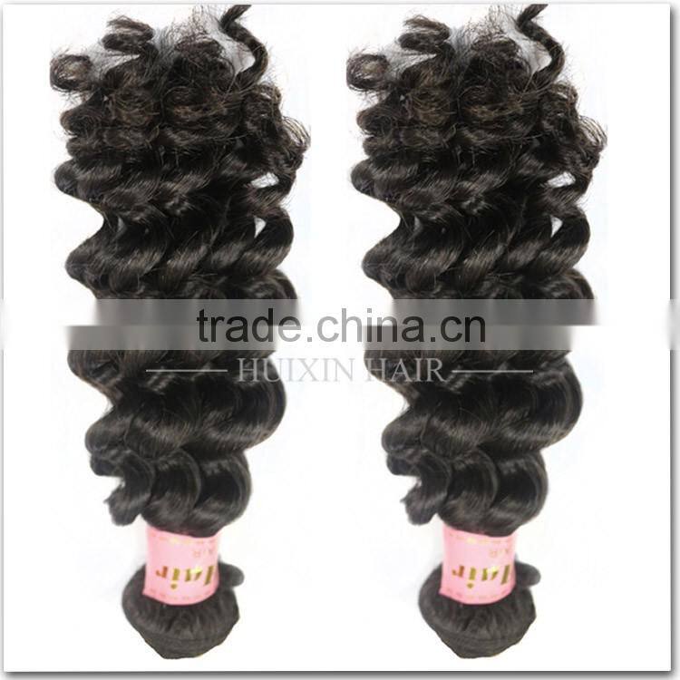 Top remy hair, virgin eurasian deep wave hair human hair weaving