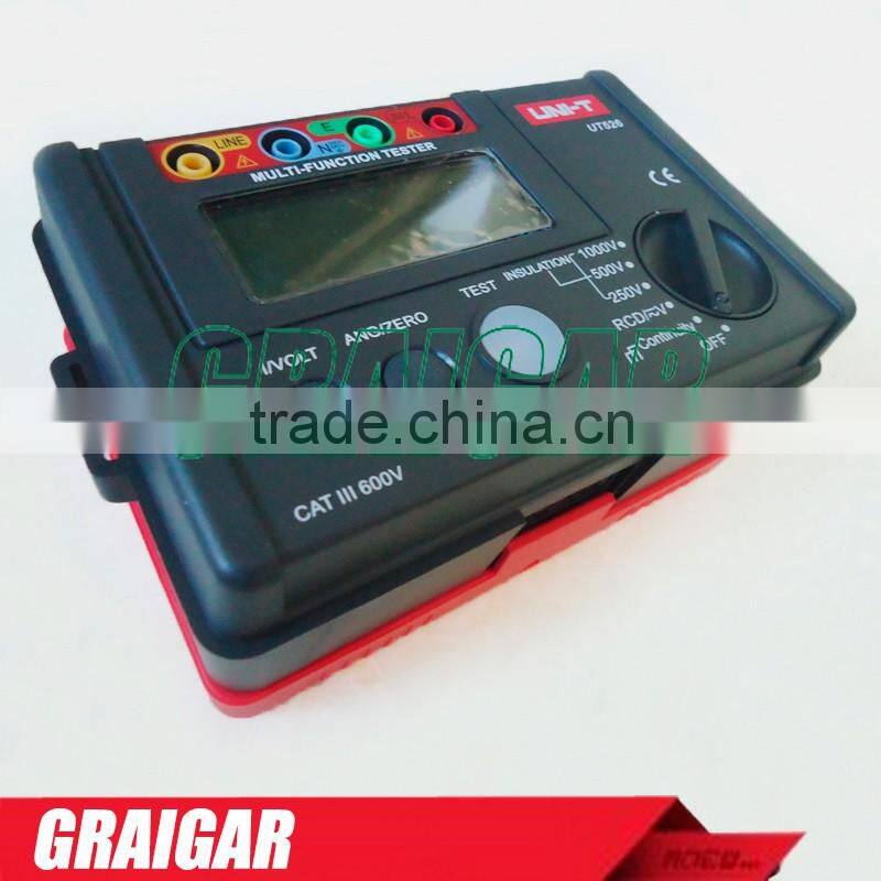 4 in 1 Insulation Tester Earth Resistance Meter+1000V+RCD+Continuity+ac/dc UT526