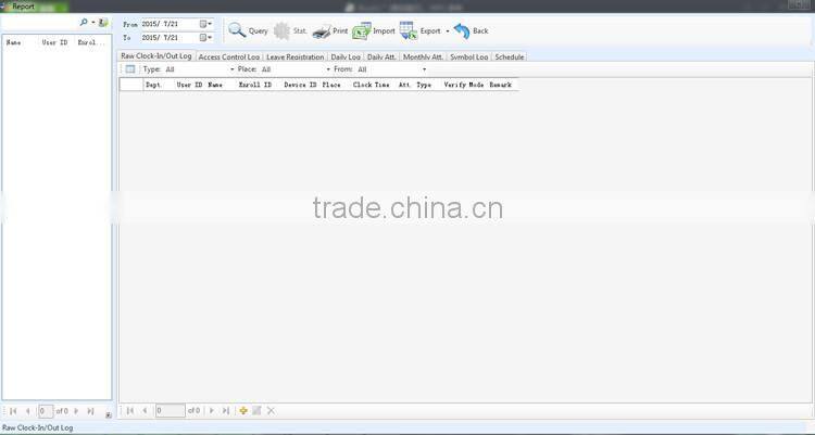 Popular 3.2 inch TFT network TCP/IP biometric fingerprint time attendance system