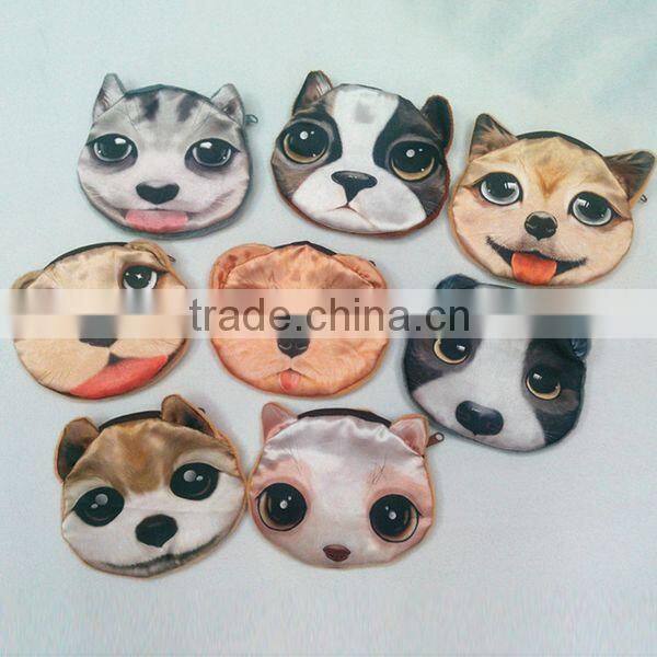 Creative Dog Cat-people Fabrics Unisex Coin Wallet Wholesale ZTCW-0027