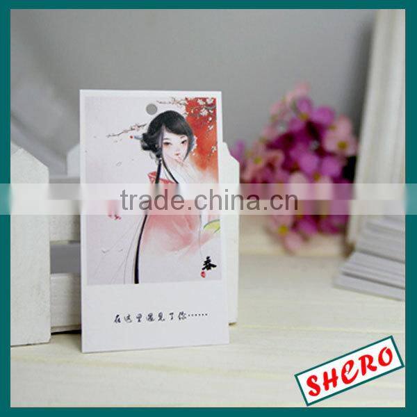 fashion custom paper hang tags for clothing