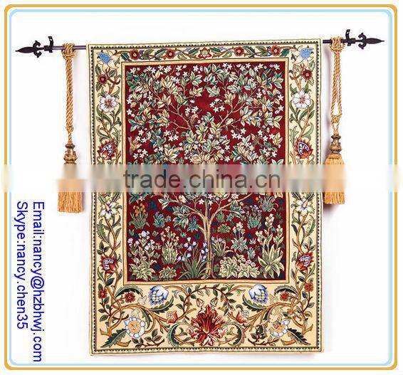 wall led antique tapestry rod