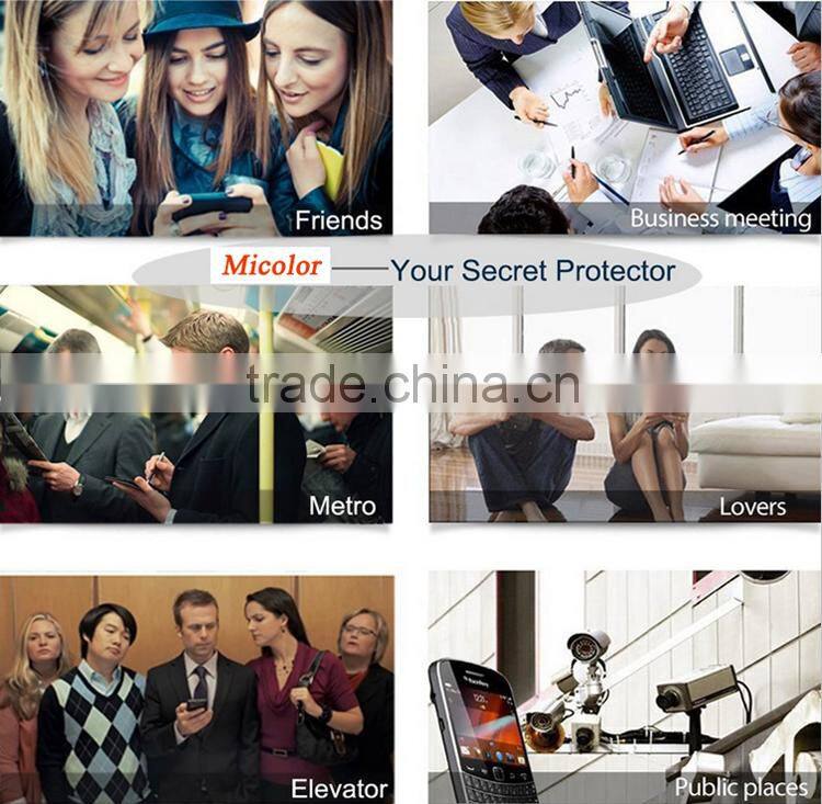 2.5D 9H explosion-proof Anti-privacy tempered glass screen protector for iphone 7.