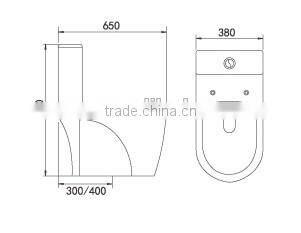 modern design toilet TC--38661