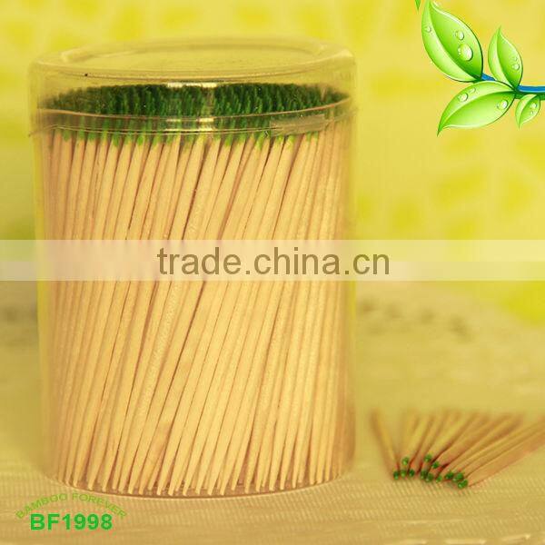Nature Double tips bamboo toothpick with minted