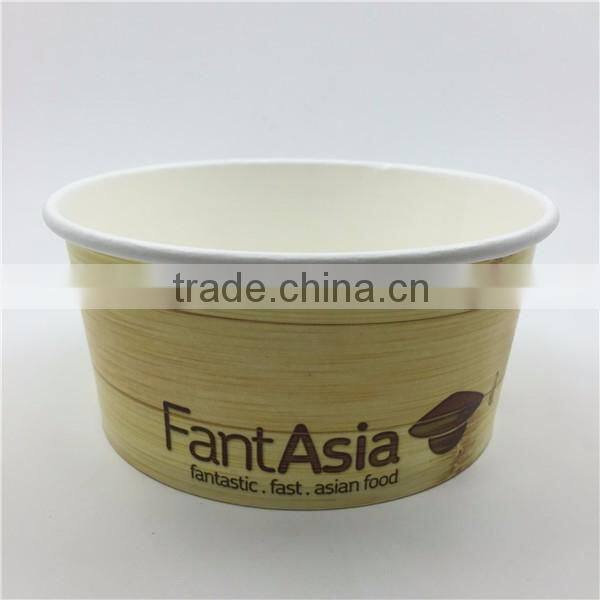 22oz disposable salad paper bowl/paper cup