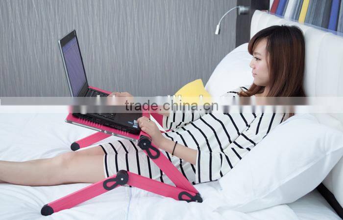 Folding Articulate Bed Desk,Modern Desigh Adjustable Laptop Table