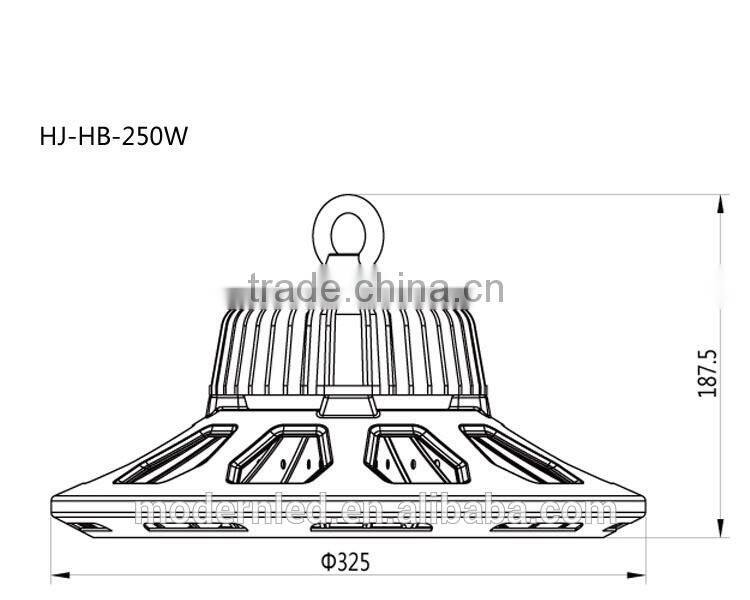 meanwell waterproof driver 80w ufo led high bay light good price