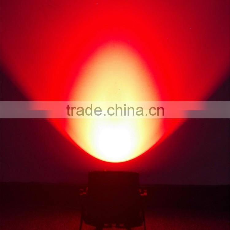 Three Years Warranty IR Remote DMX Wash Par64 4in1 RGBW 80w LED COB Par