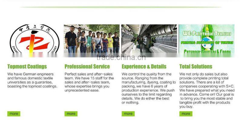 white twill polyester display oxford fabric for digital printing