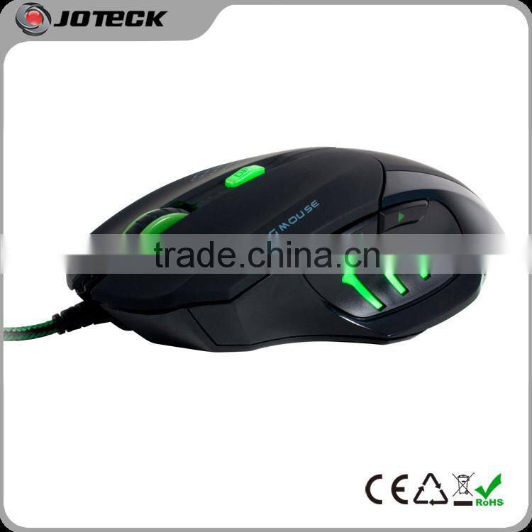2015 adjustable 3500DPI 6 buttons optical led gaming mouse